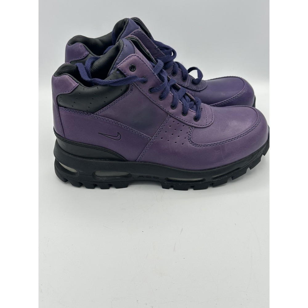 Nike ACG Air Max Goadome Men's 8 Purpe Leather Boots 865031-500
